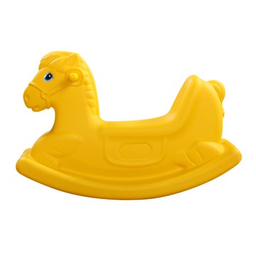 單色連體搖馬木馬兒童寶寶搖搖車嬰兒一周歲禮物幼兒園玩具搖搖馬~免運 開發票