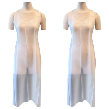 永潔 (女用) 一次性防水防油圍裙  透明白色  2包