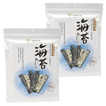 榖粒珍 海苔原味杏仁片  40g  2包