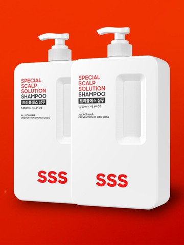 Large Capacity Low pH Anti-Hair Loss 2.7L Shampoo