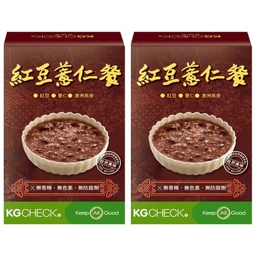聯華食品 KGCHECK 生醫研究室 紅豆薏仁餐 含紅豆、薏仁、澳洲燕麥 無香精、無色素、無防腐劑 Set 6包  204g  2盒