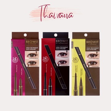 Thaivana🇹🇭泰國Browit 貝奧莉 二合一眼線筆＋眼線液 雙頭眼線筆 防水不暈染 0.45ml＋0.08g