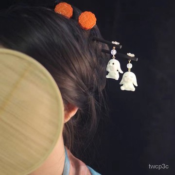 熱賣爆款簪子現代日常可愛超萌木簪小衆百搭輓髮漢服頭飾超僊新款原創設計 T2A3