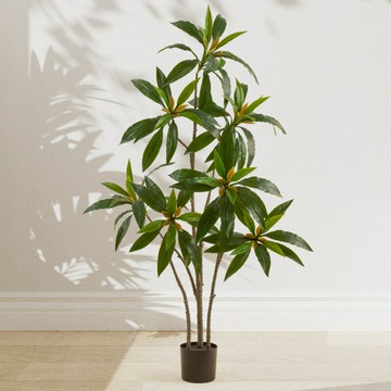 大型高仿真綠植物天鵝絨落地盆栽室內客廳裝飾假樹巴西木植物盆景 雙11全館免運