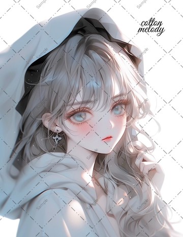 original sticker no.539 人物貼紙 原創貼紙 人物貼紙 女孩貼紙 原創人物貼紙