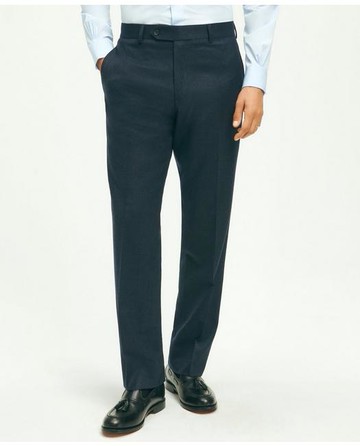 Brooks Brothers Men's Traditional Fit Wool Flannel Dress Pants | Navy | Size 40 30