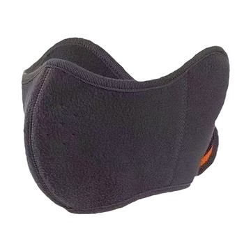 加絨加厚護耳防寒口罩  1入  1個  黑色