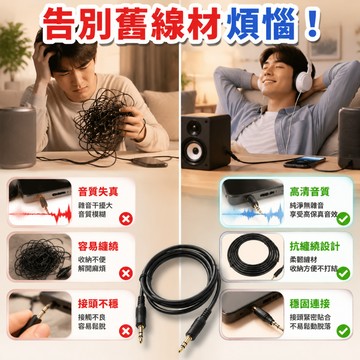 蝦皮隔日配 公對公音源線 音源線 耳機線 立體聲 喇叭線 公對公 車用AUX 1米 2米 3米 5米