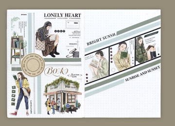 讀書一刻    人物 PET 和紙膠帶