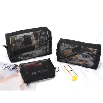 新款網紅透明學生女化妝包大容量旅行便攜隨身小號簡約收納洗漱袋