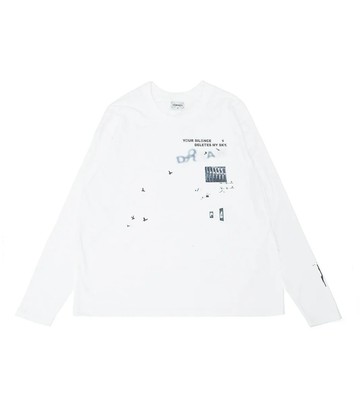 Nozzle Quiz® 白 - Knitting Dream L/S Tee