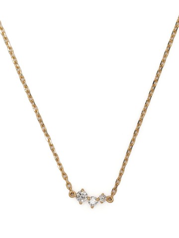 Ruifier - 18kt yellow gold Scintilla Trio Ray diamond necklace - women - Yellow Gold - One Size