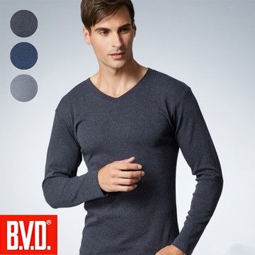 【BVD】棉絨V領長袖衣-C660VBD