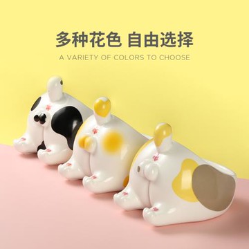 腐敗貓  佩格小貓貓用陶瓷大屁屁斜口護頸碗三花橘貓防打翻