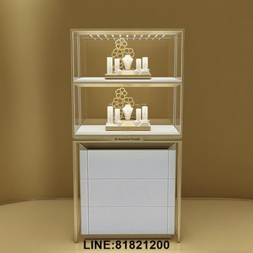 珠寶櫃 展示櫃 首飾櫃 免運 熱銷 速發 附發票 新款奢侈品飾品店櫥櫃飾品櫥窗展廳展示櫃訂製