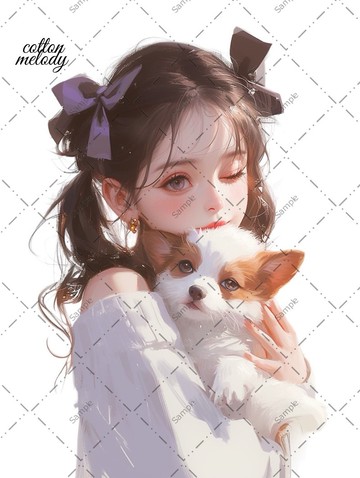 original sticker no.909 人物貼紙 原創貼紙 人像貼紙 女孩貼紙 原創人物貼紙