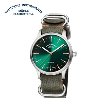 GLASHUTTE 格拉蘇蒂·莫勒 M1-40-76-NB PANOVA GREEN 自動上鍊手錶(機械錶 男錶 自動錶)