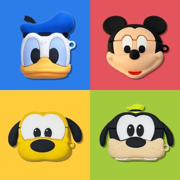 唐老鴨適用蘋果airpods4保護套pro米奇2二代三代airpodspro無線藍牙耳機殼3代四代五代硅膠防摔高飛布魯托
