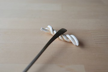 柴燒蜜麻花造型匙置