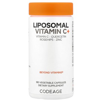 Codeage, 脂質體維生素 C+，180 粒素食膠囊