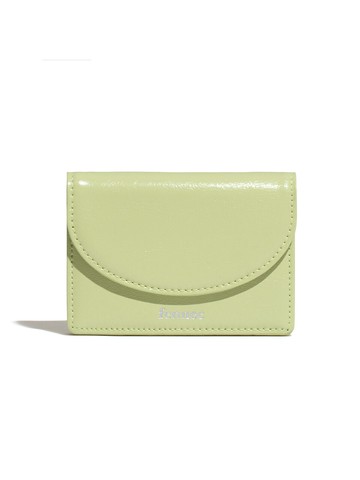 Crinkle Halfmoon Mini Wallet_Sage Mint