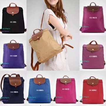 『Marc Jacobs旗艦店』LONGCHAMP法國製 1699雙肩後背包可摺疊附專櫃禮品袋 綠卡