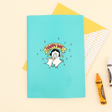 Hello DunDun 哈囉登登系列 彩色手札M 03.自由有線