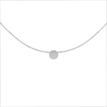 立體小圓片鋼項鍊 - 鋼