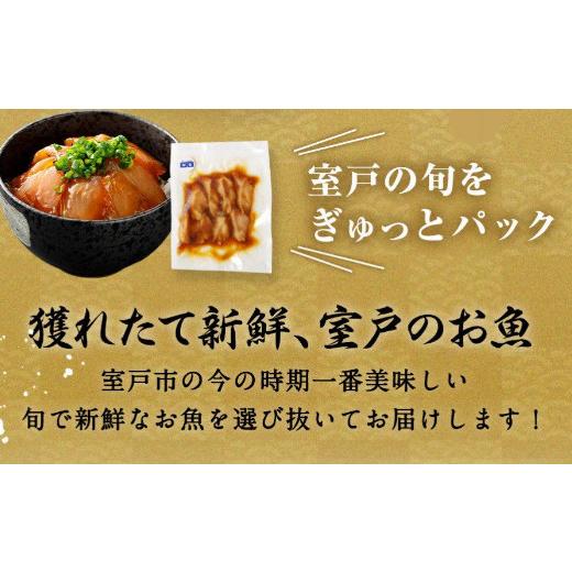 ふるさと納税 高知県 室戸市 板前特製たれ仕込み！初音の旬の魚の漬け丼