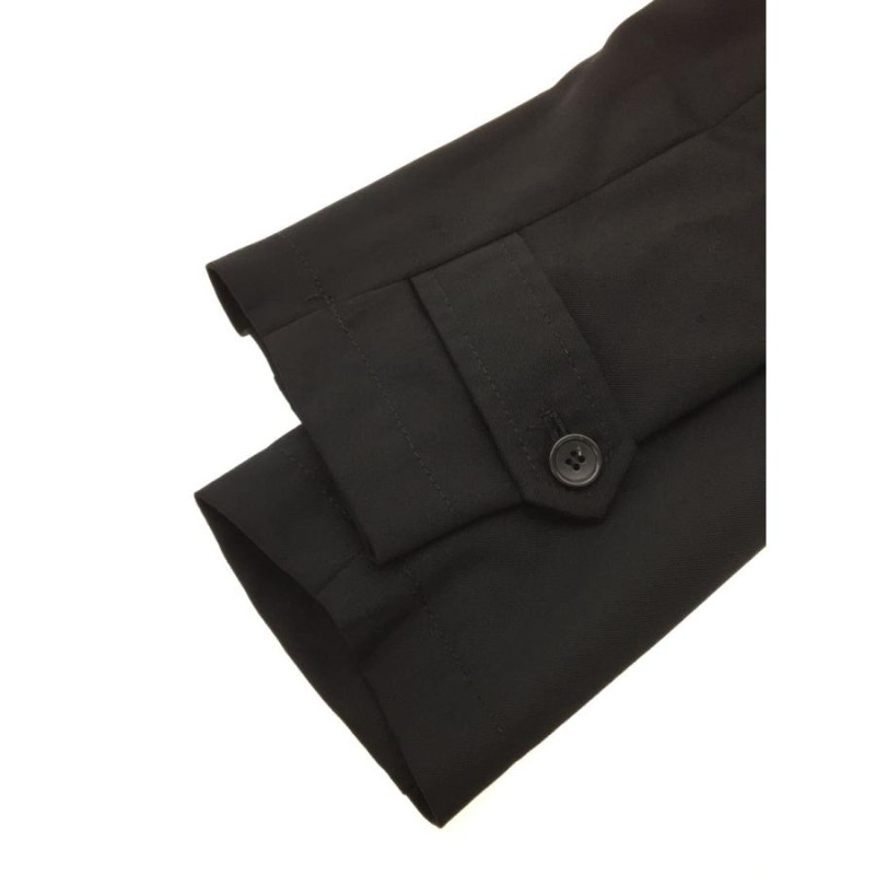 BLACK COMME des GARCONS◇ジャケット/S/ウール/BLK/AD2012/袖擦れ有-