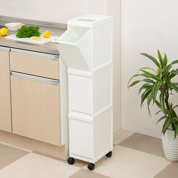 TONBO｜UNEED系列三層抽屜式分類垃圾桶30L