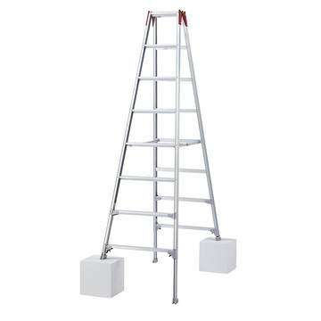 【Hasegawa 長谷川工作梯】日本設計四腳可伸縮 拉梯/A字梯兩用梯 RYZ-24