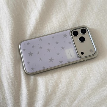 lulu|韓國夢幻紫色星星蘋果手機殼 適用iPhone17promax殼 蘋果16promax新款15pro保護殼