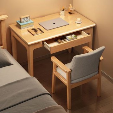 【匠俱】實木窄書桌 簡易書桌 100x45x75cm 學生學習桌 寫字桌 兒童書桌 臥室電腦桌 辦公桌