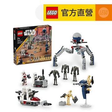 LEGO樂高 星際大戰系列 75372 克隆軍隊與戰鬥機器人組合