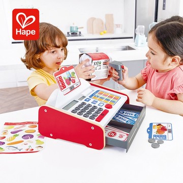 德國Hape 超市收銀台(含計算機)