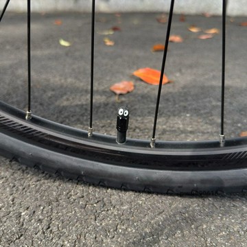 臺灣出貨 小煤球自行車氣門芯帽法美氣嘴通用公路車山地車裝飾品改裝小配件