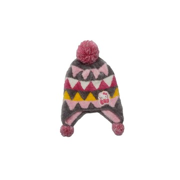 CB童萊卡角型凱蒂貓碰碰護耳帽-多色任選