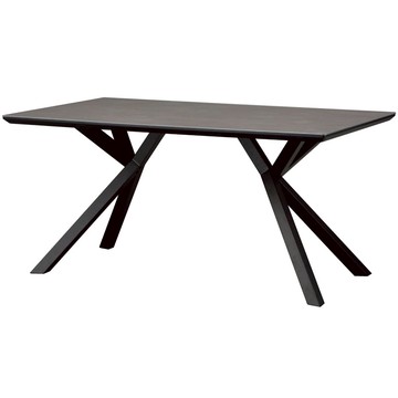 ◎岩板 陶板餐桌 CERAL X鐵腳款 150 GY/BK NITORI宜得利家居