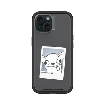 iPhone 15 Mod NX 黑 - Godgwawa 變種吉娃娃 - 拍立吉
