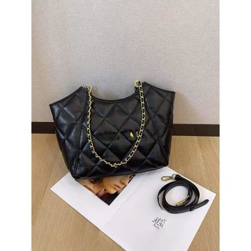 包包女士2025新款大容量托特包高級感鏈條腋下包單肩斜挎通勤女包