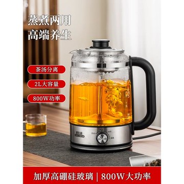 黑茶壺全自動蒸汽噴淋煮茶器家用保溫養生茶壺高端新款2升大容量