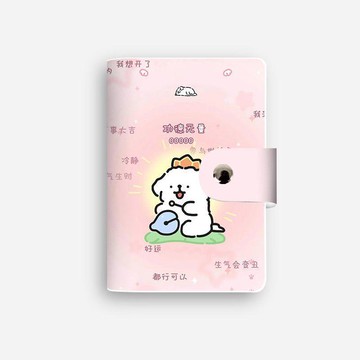 【臺灣-出貨】可愛卡通卡包女式小巧多卡位款線條小狗Maltese大容量駕駛證件包DA47