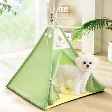 狗狗帳篷窩新款春夏季透氣三明治網眼狗窩小型犬狗床寵物用品貓窩