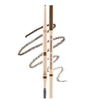 【即期品】2P OH MY BROW纖細眉筆0.05g-01深棕(效期:2026/9/7)