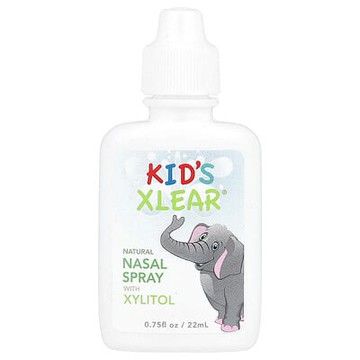 Xlear, Kid's Xlear®，生理鹽水鼻腔噴霧劑，0.75 液量盎司（22 毫升）