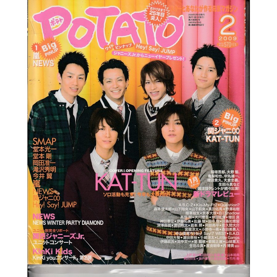 POTATO　ポテト　2009年2月号　雑誌