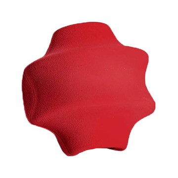 喜悠力 潔牙無毒寵物藏食球/耐咬多功能互動玩具球  均碼  1顆  酒紅色