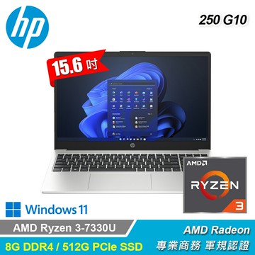 【HP 惠普】255 G10 15.6吋 R3 商務筆電【三井3C】