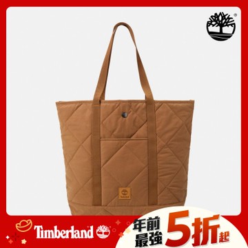 (領券再折)Timberland官方旗艦 中性小麥色絎縫托特包|A274VEH2